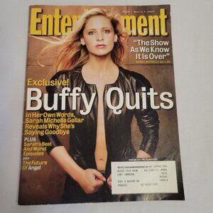 Entertainment Weekly ' Buffy Quits ' March 7, 2003 #699 Magazine
